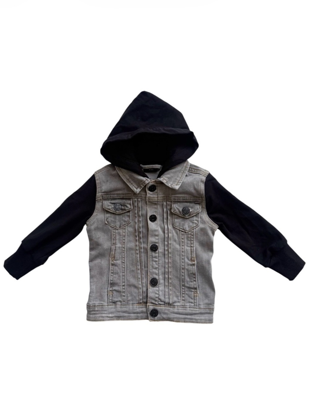 Little Bipsy Hooded Jean Jacket 6-12M